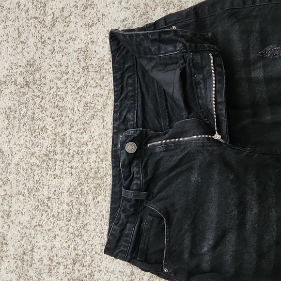 High Waisted Jean Skirt - Picture 3 of 3